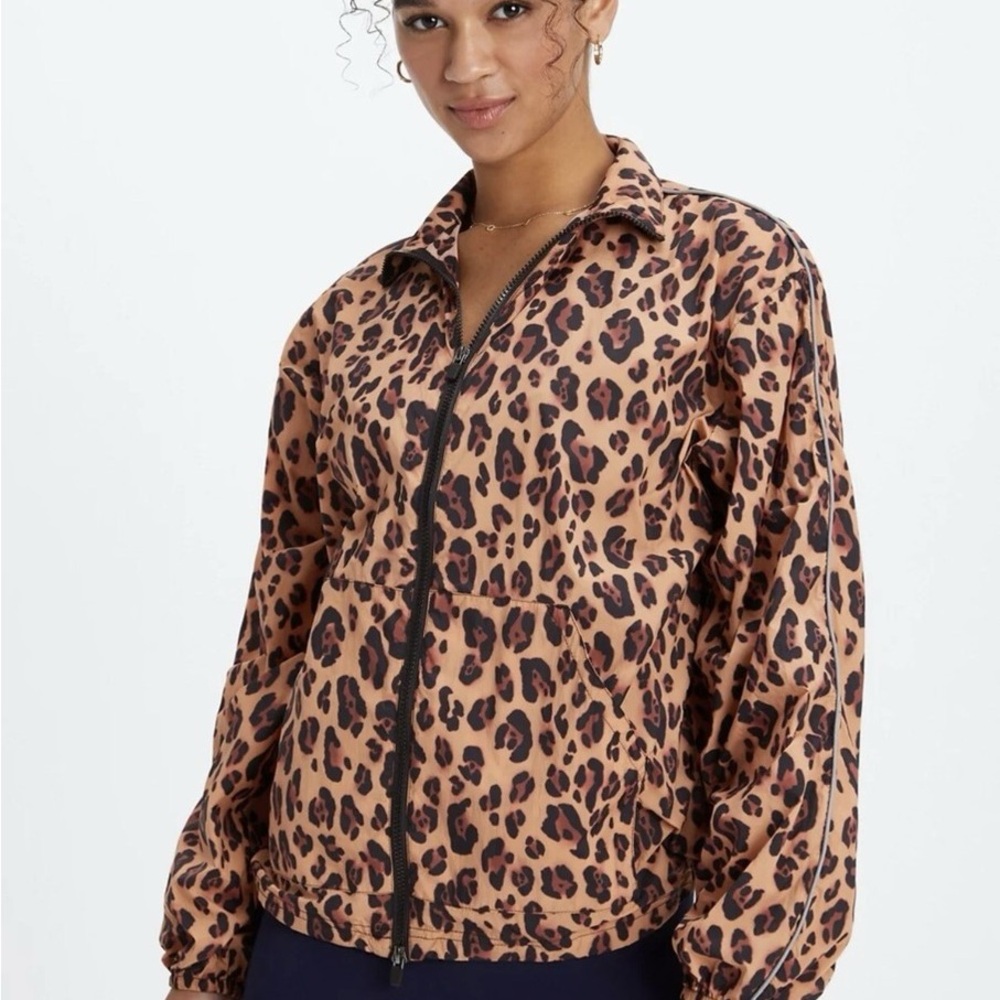 Fabletics Flyweight Windbreaker Leopard Print Jac… - image 4